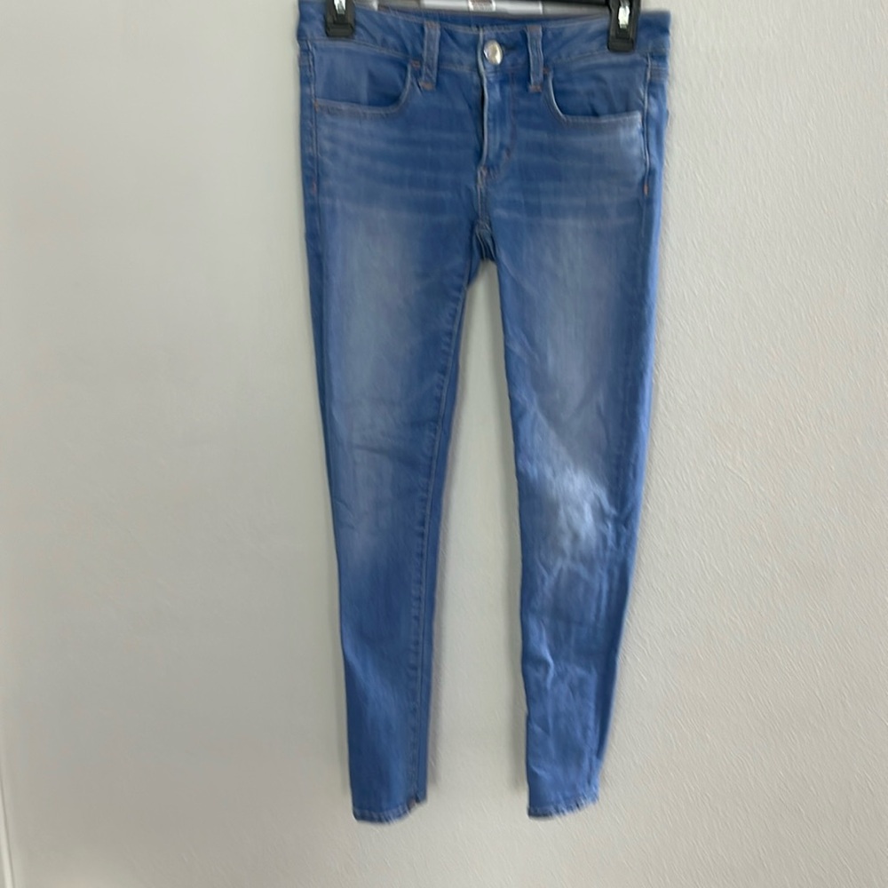 AMERICAN EAGLE JEGGINGS SUPER STRETCH SIZE 2 EXCELLENT CONDITION - Picture 1 of 2